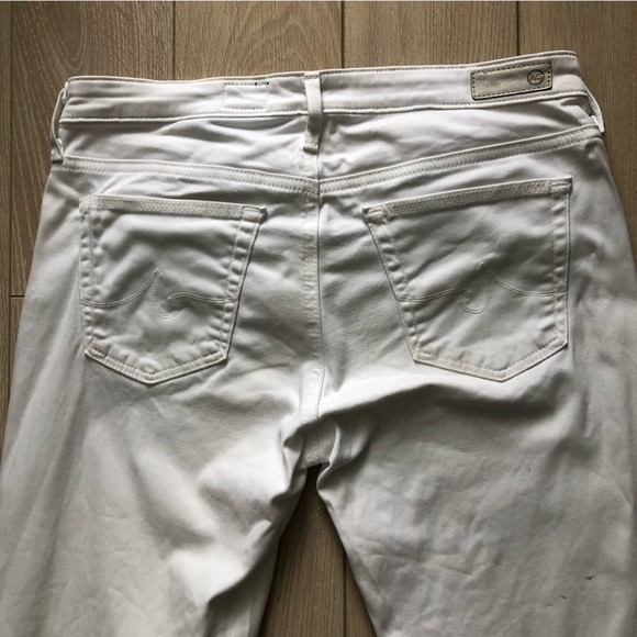 AG Adriano Goldschmied The Stevie Ankle White Jeans - Picture 8 of 15
